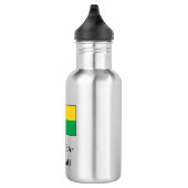Guinea-Bissau-Flagge Edelstahlflasche (Rechts)