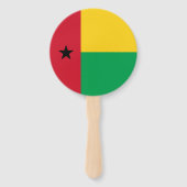 Guinea-Bissau-Flagge Fächer (Rückseite)