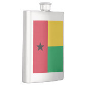 Guinea-Bissau-Flagge Flachmann (Rechts)
