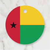 Guinea-Bissau-Flagge Geschenkanhänger (Rückseite)