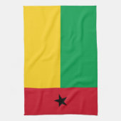 Guinea-Bissau-Flagge Geschirrtuch (Vertikal)