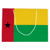 Guinea-Bissau-Flagge Große Geschenktüte (Rückseite)