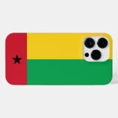 Guinea-Bissau-Flagge iPhone Hülle (Rückseite (Horizontal))