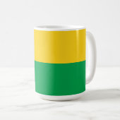 Guinea-Bissau-Flagge Kaffeetasse (VorderseiteRechts)