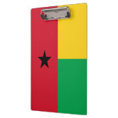 Guinea-Bissau-Flagge Klemmbrett (Links)