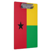 Guinea-Bissau-Flagge Klemmbrett (Rechts)