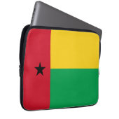 Guinea-Bissau-Flagge Laptopschutzhülle (Vorne Rechts)