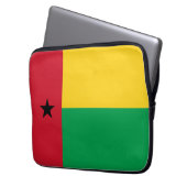Guinea-Bissau-Flagge Laptopschutzhülle (Vorderseite Links)