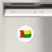 Guinea-Bissau-Flagge-Magnet Magnet (In Situ (Geschirrspüler))