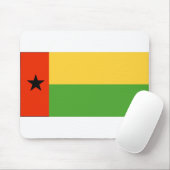 Guinea-Bissau Flagge Mousepad (Mit Mouse)