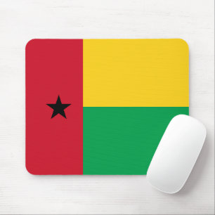Guinea-Bissau-Flagge Mousepad