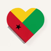 Guinea-Bissau-Flagge Notizblock (Vorderseite)
