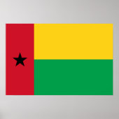 Guinea-Bissau-Flagge Poster (Vorne)