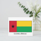 Guinea-Bissau-Flagge Postkarte (Stehend Vorderseite)