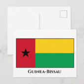 Guinea-Bissau-Flagge Postkarte (Vorne/Hinten)