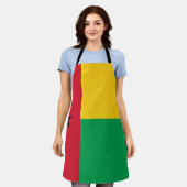 Guinea-Bissau-Flagge Schürze (Getragen)