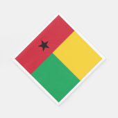Guinea-Bissau-Flagge Serviette (Ecke)
