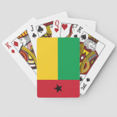Guinea-Bissau-Flagge Spielkarten (Rückseite)