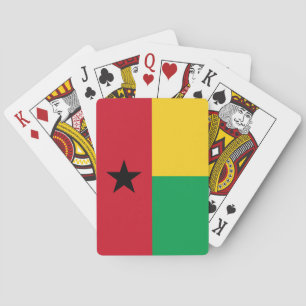 Guinea-Bissau-Flagge Spielkarten