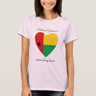 Guinea-Bissau-Flagge T-Shirt für den Schatz