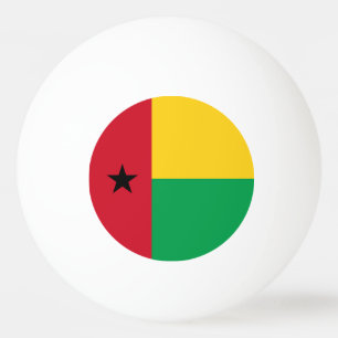 Guinea-Bissau-Flagge Tischtennisball