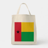 Guinea-Bissau-Flagge Tragetasche (Rückseite)
