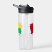 Guinea-Bissau-Flagge Trinkflasche (Rechts)