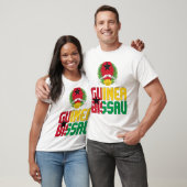 Guinea-Bissau-Flagge und Wappen-Patriotik T-Shirt (Unisex)