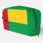 Guinea-Bissau-Flagge Waschbeutel (Rechte Ecke)