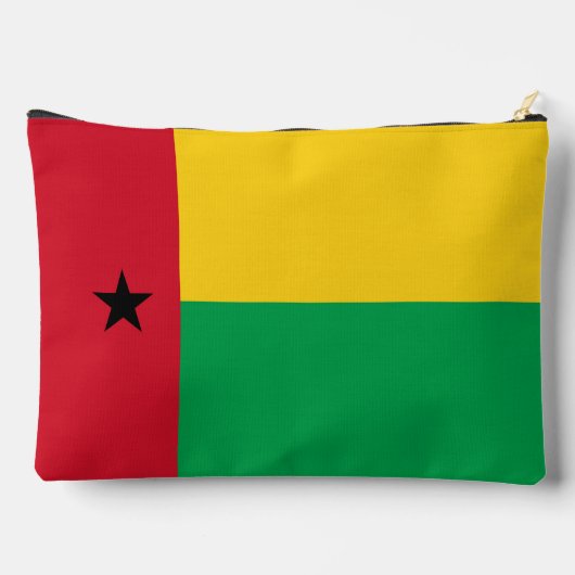 Guinea-Bissau-Flagge Zubehörtasche (Rückseite)