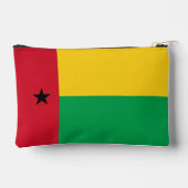 Guinea-Bissau-Flagge Zubehörtasche (Rückseite)