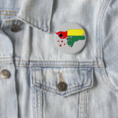 Guinea-Bissau Flaggenkarte Button (Beispiel)