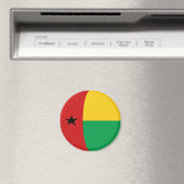 Guinea-Bissau-Flaggenmagnet Magnet (In Situ (Geschirrspüler))
