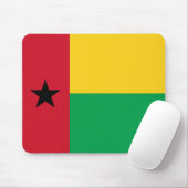 Guinea-Bissau-Flaggenmousepad Mousepad (Mit Mouse)