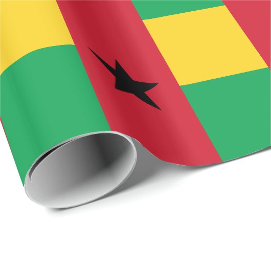Guinea Bissau Geschenkpapier (Rolleneckpunkt)