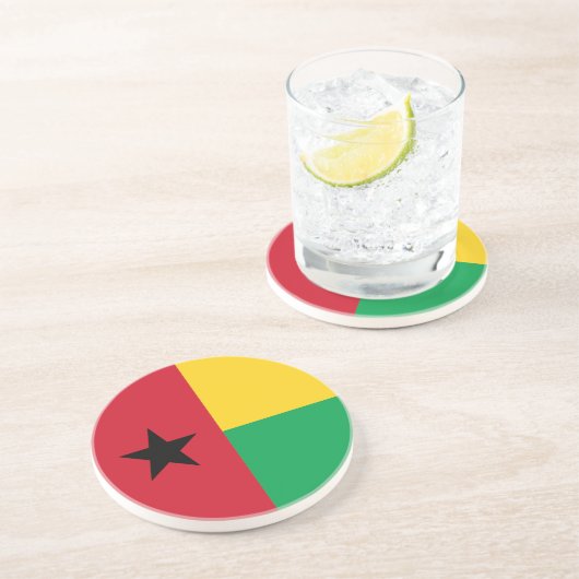 Guinea Bissau Getränkeuntersetzer (Seite)