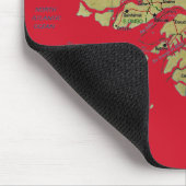 Guinea-Bissau Karte Mousepad (Ecke)