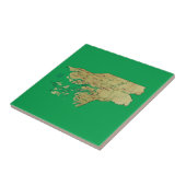 Guinea-Bissau Karten-Fliese Fliese (Seite)