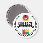 Guinea-Bissau Magnet (Vorderseite/Rückseite)