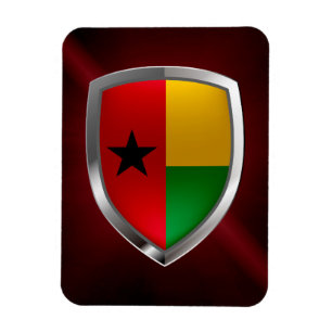 Guinea-Bissau-Mettalic-Emblem Magnet