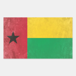 Guinea Bissau Rechteckiger Aufkleber