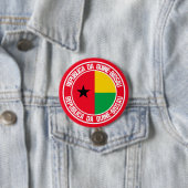 Guinea-Bissau-RundEmblem Button (Beispiel)