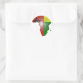 Guinea Bissau Runder Aufkleber (Tasche)