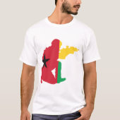 Guinea Bissau Siegel T-Shirt (Vorderseite)