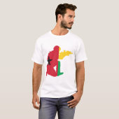 Guinea Bissau Siegel T-Shirt (Vorne ganz)