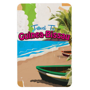 Guinea-Bissau Vintage-Reiseposter Magnet