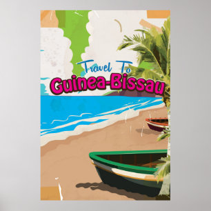 Guinea-Bissau vintage travel poster