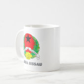 Guinea-Bissau Wappen Kaffeetasse (Vorderseite Links)
