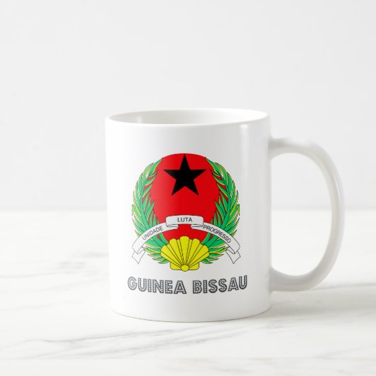Guinea-Bissau Wappen Kaffeetasse (Rechts)