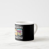 Guinea Bookwürmer Schweine Mama Lektüre Geschenk G Espressotasse (Vorderseite Rechts)